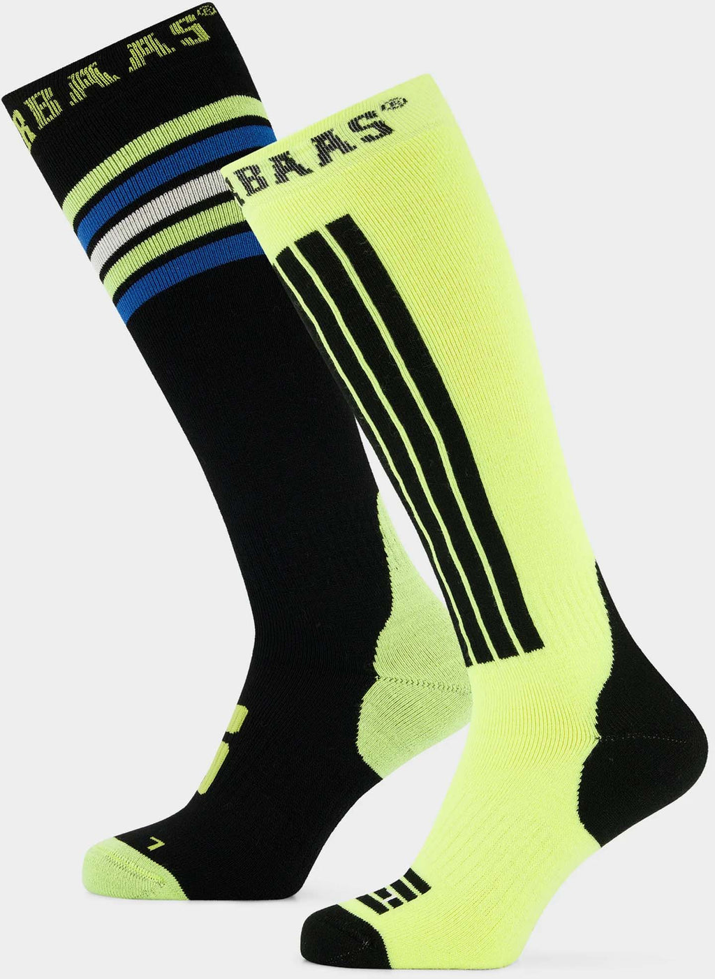 Striped 2-pack skisokken