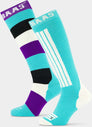 Striped 2-pack skisokken