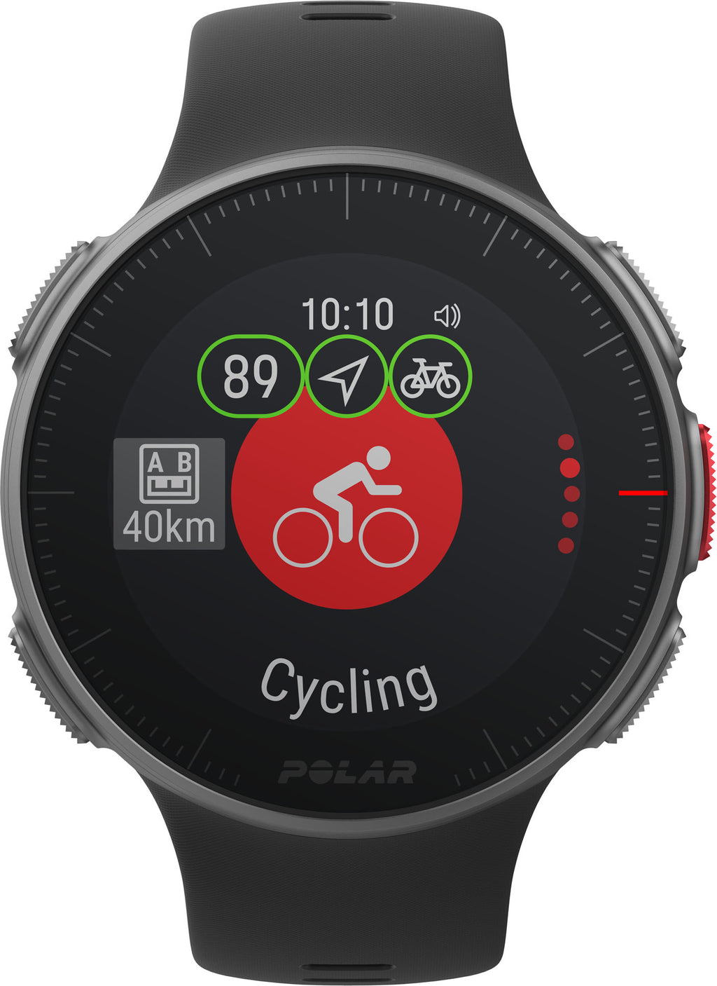 Vantage V sporthorloge met hartslagmeter