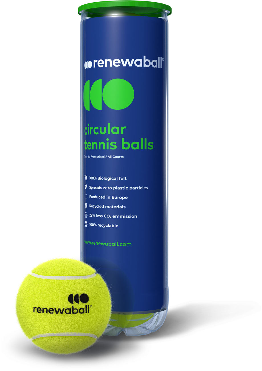 Tennisballen koker 4 stuks