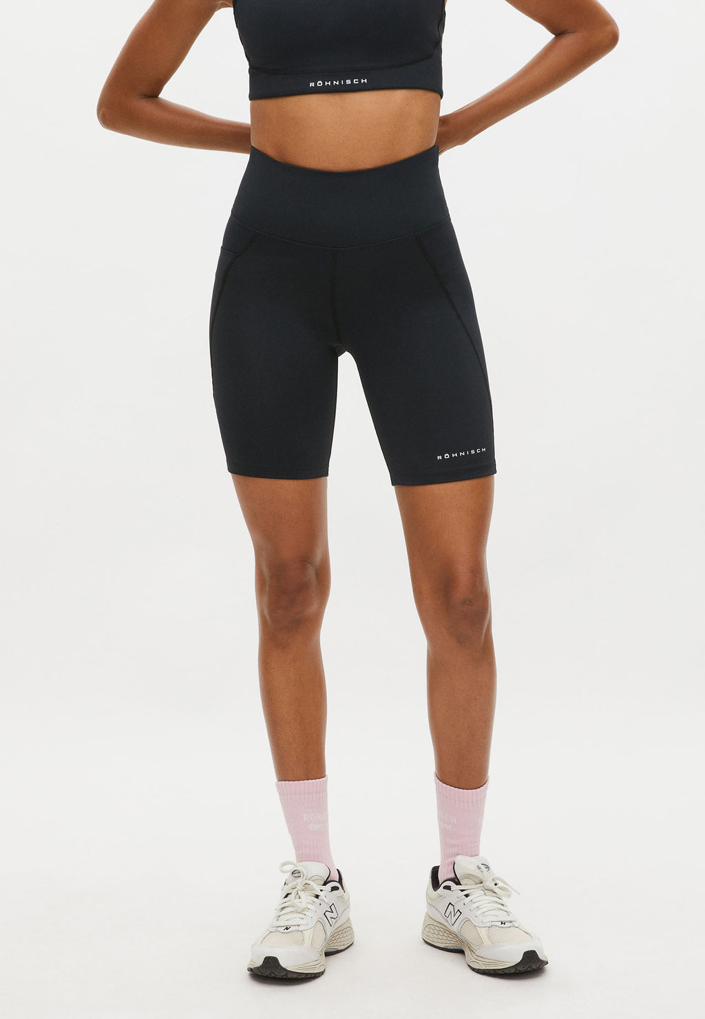 Flattering High Waist wielrenshort