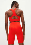 Flattering High Waist wielrenshort