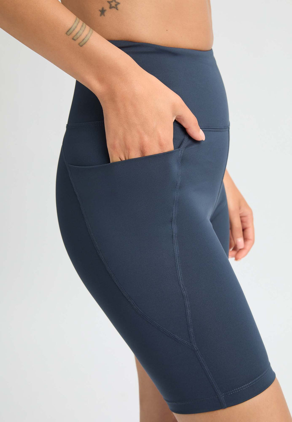 Flattering High Waist wielrenshort
