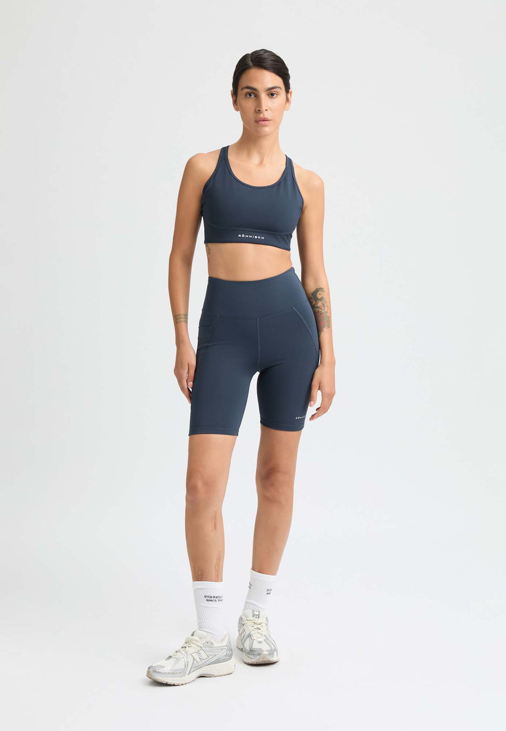 Flattering High Waist wielrenshort