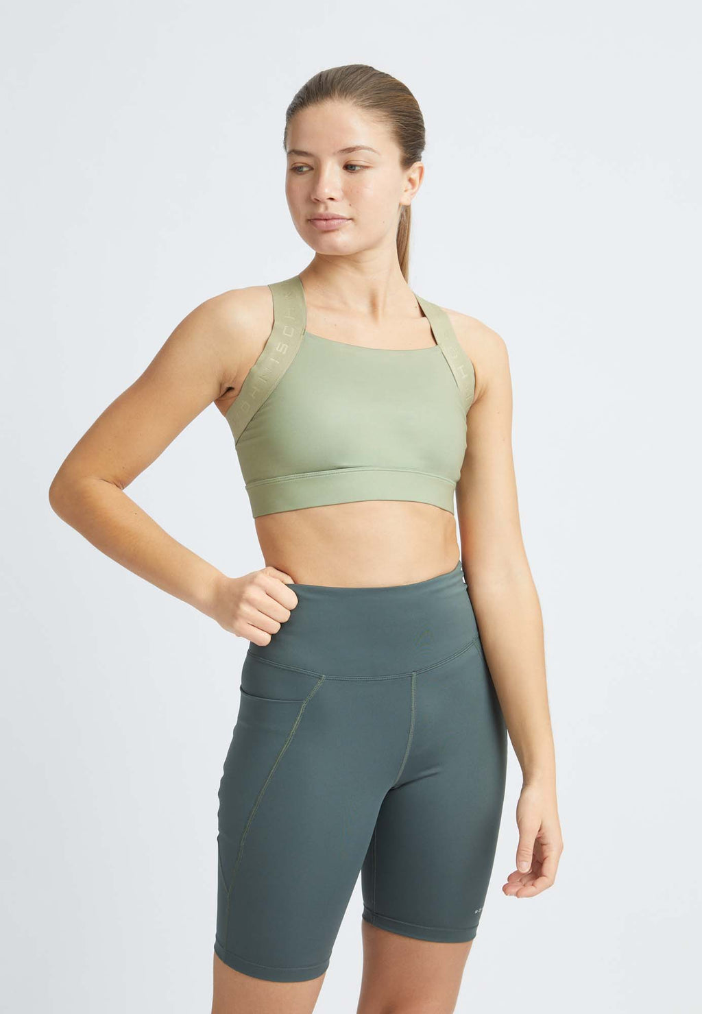 Flattering High Waist wielrenshort