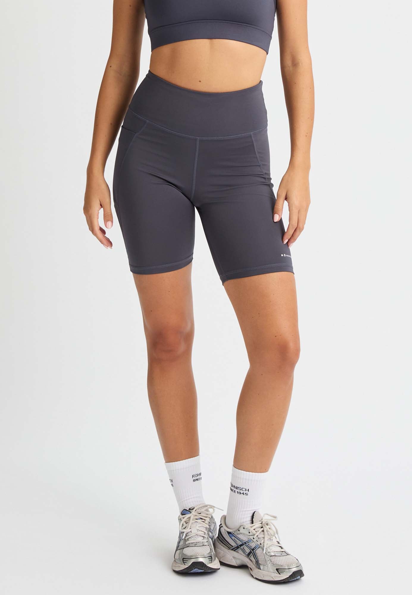 Flattering High Waist wielrenshort