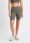 Flattering High Waist wielrenshort