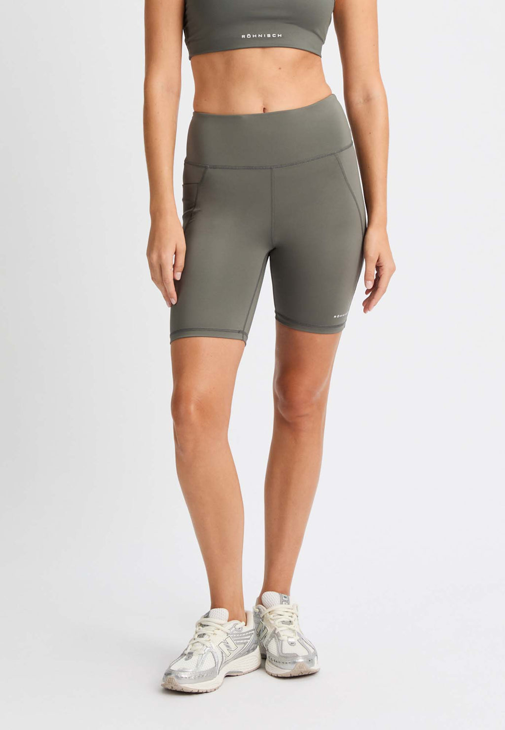 Flattering High Waist wielrenshort