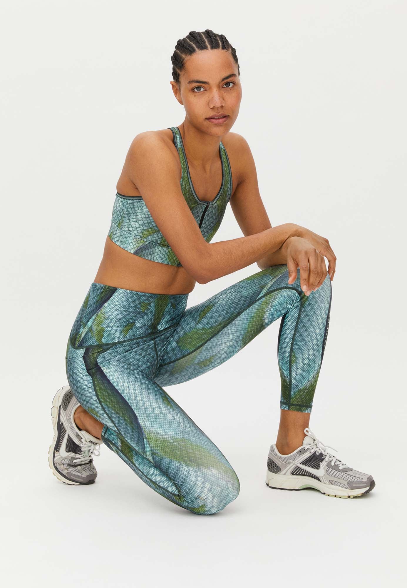 Flattering Curved Printed legging