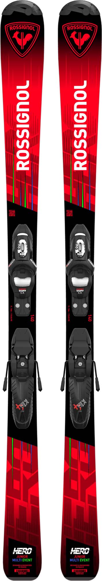 Hero Jr 100-140 Kid-x 4 Gw B76 ski's