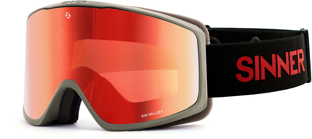 Sin Valley + skibril (met reserve lens)