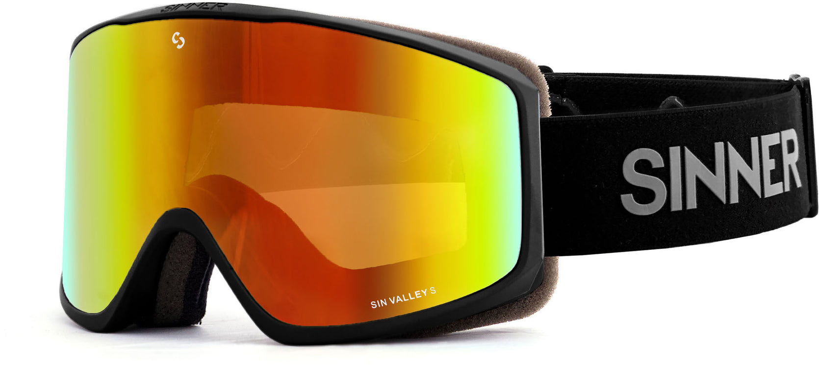 Sin Valley S + skibril (met reserve lens)