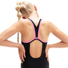 Meisjes HyperBoom Flyback Badpak Zwart/Roze