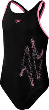 Meisjes HyperBoom Flyback Badpak Zwart/Roze