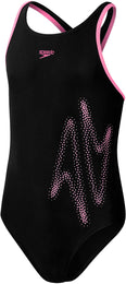 Meisjes HyperBoom Flyback Badpak Zwart/Roze