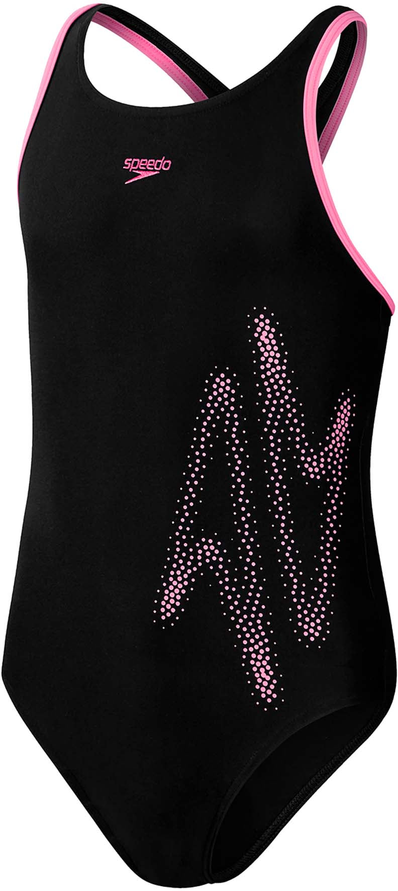 Meisjes HyperBoom Flyback Badpak Zwart/Roze