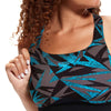 Dames HyperBoom Bikini Zwart/Blauw