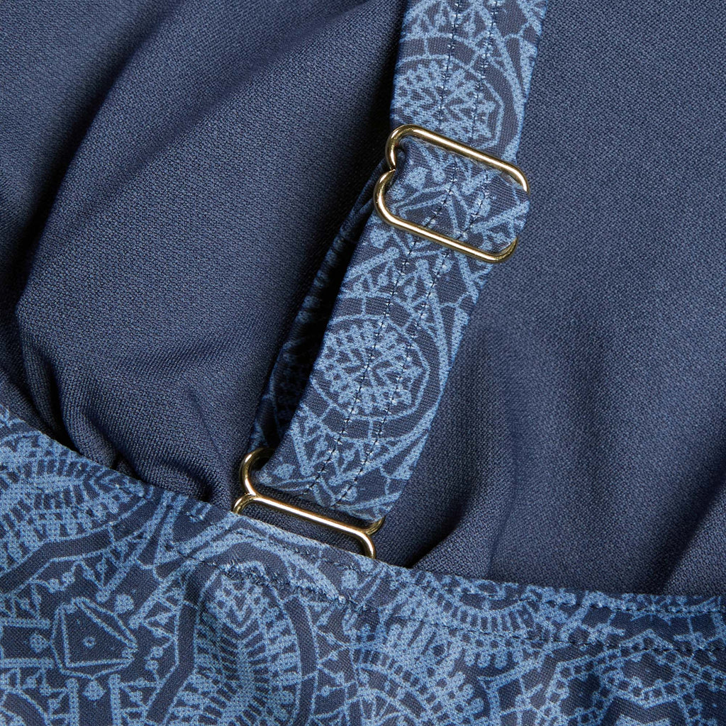 Eco Print V Neck badpak