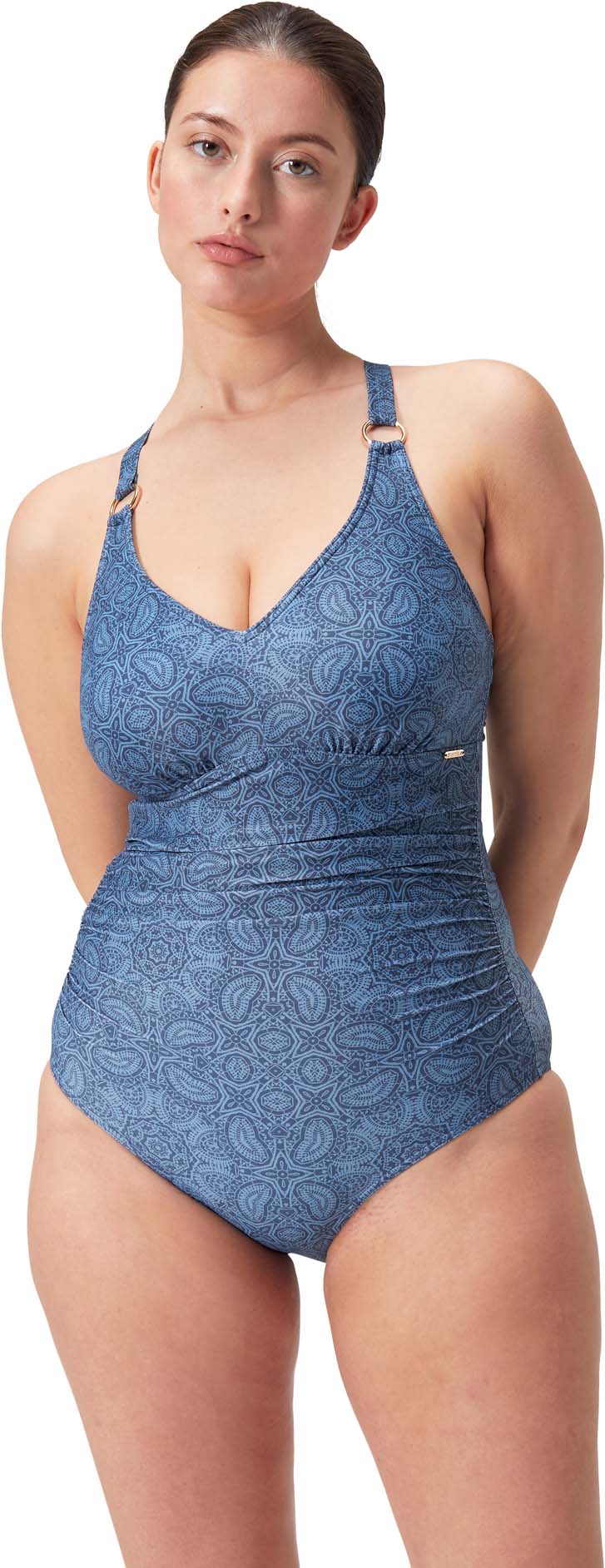 Eco Print V Neck badpak