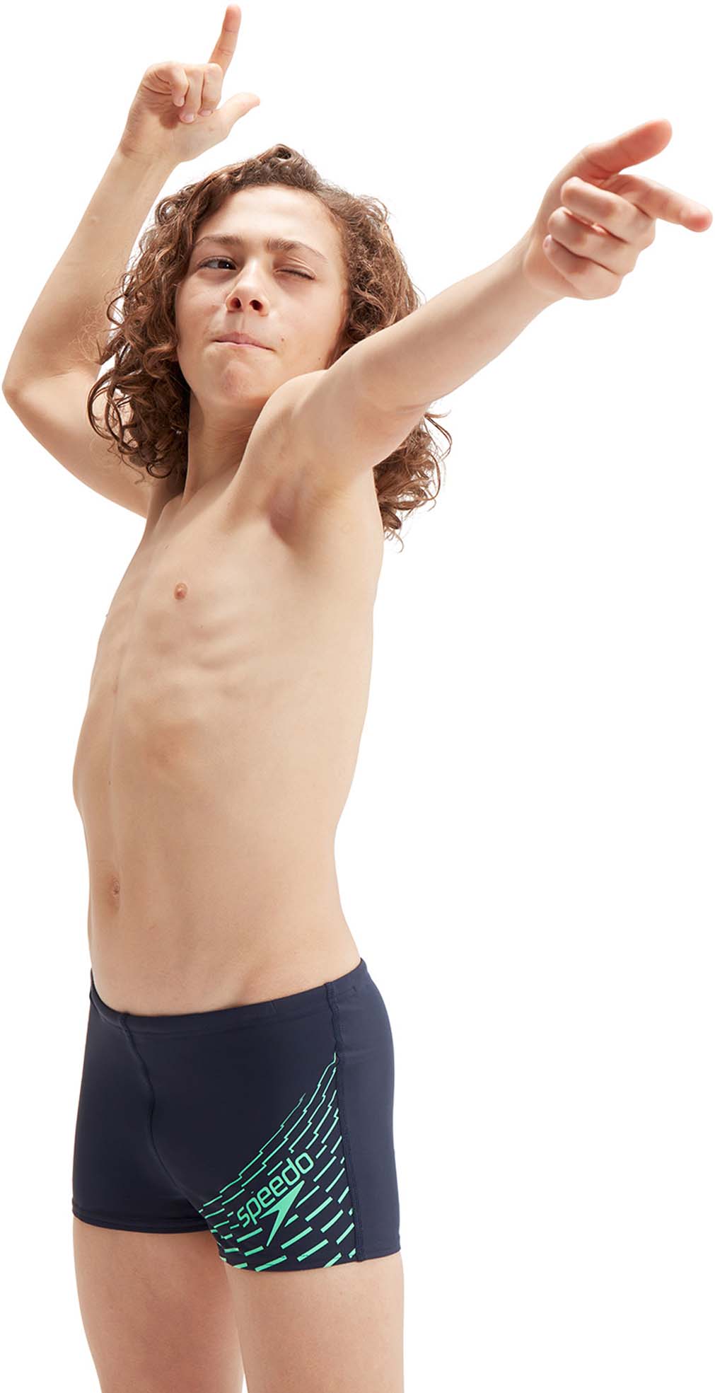 Eco Medley Logo Aqsh kids zwemshort