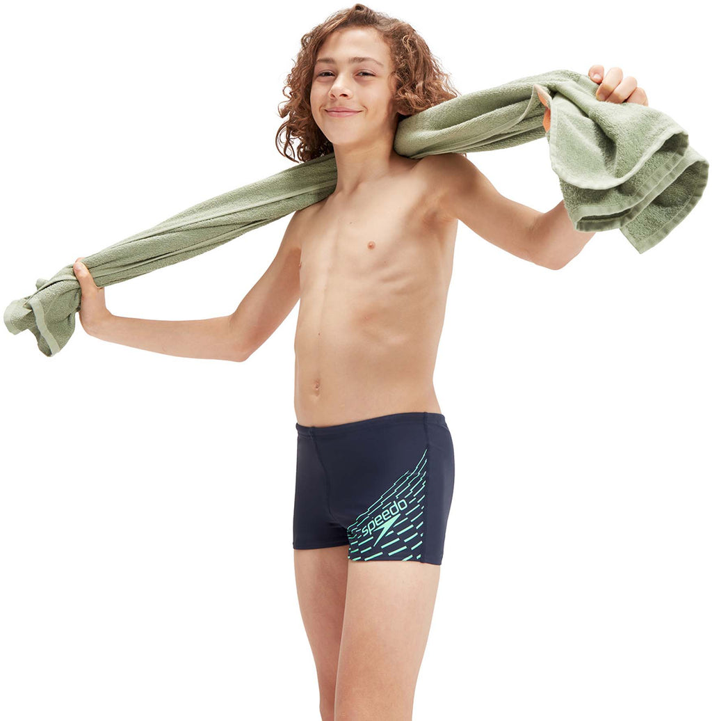 Eco Medley Logo Aqsh kids zwemshort