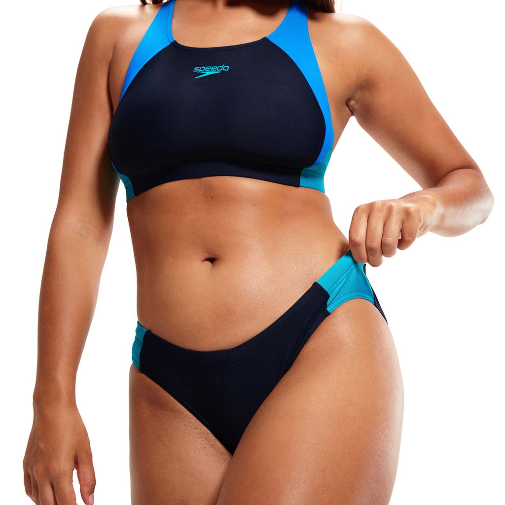Colourblock Splice 2p bikini