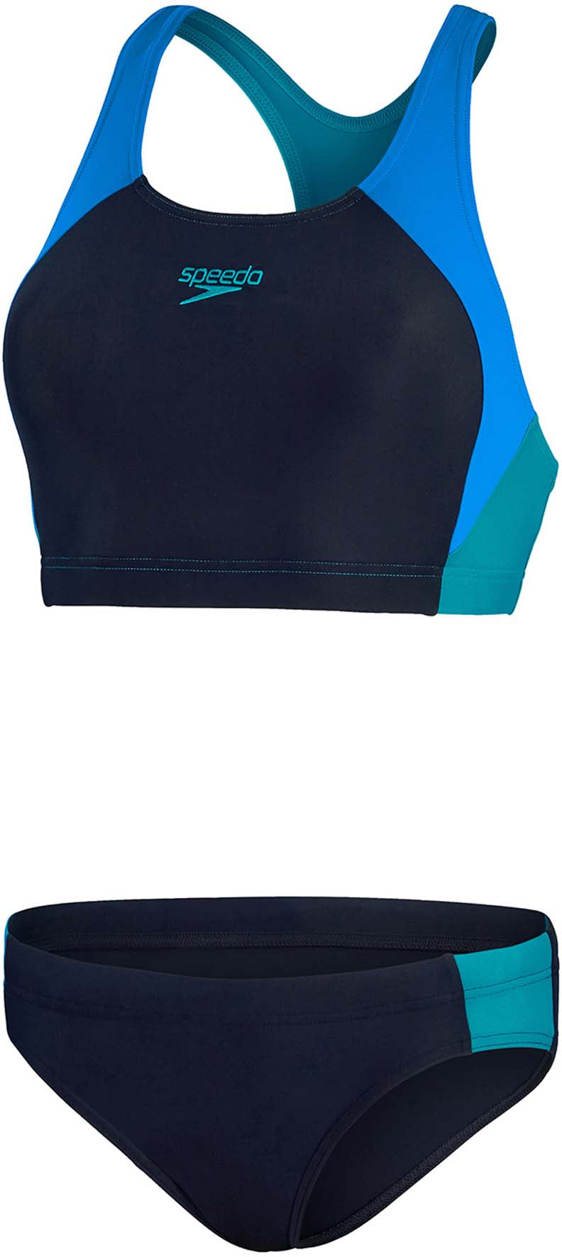 Colourblock Splice 2p bikini