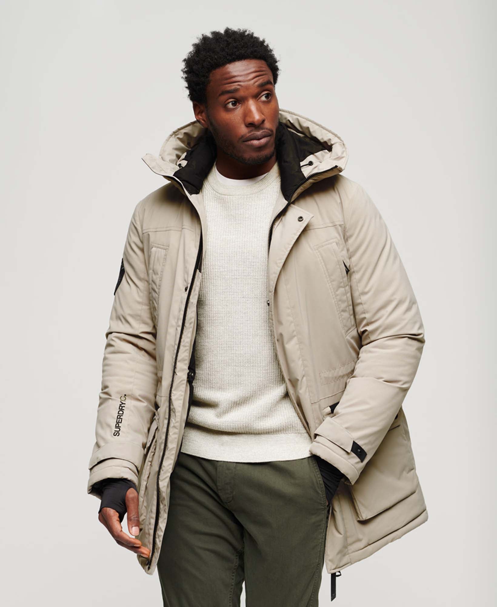 City padded parka jas