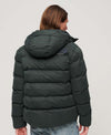 Microfiber Hooded pufferjack
