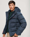 Microfiber Hooded pufferjack