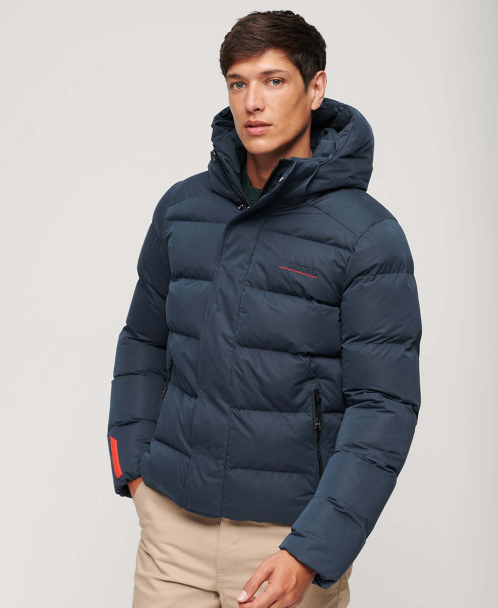 Microfiber Hooded pufferjack
