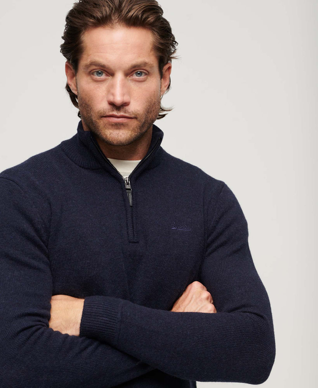 Henley sweater