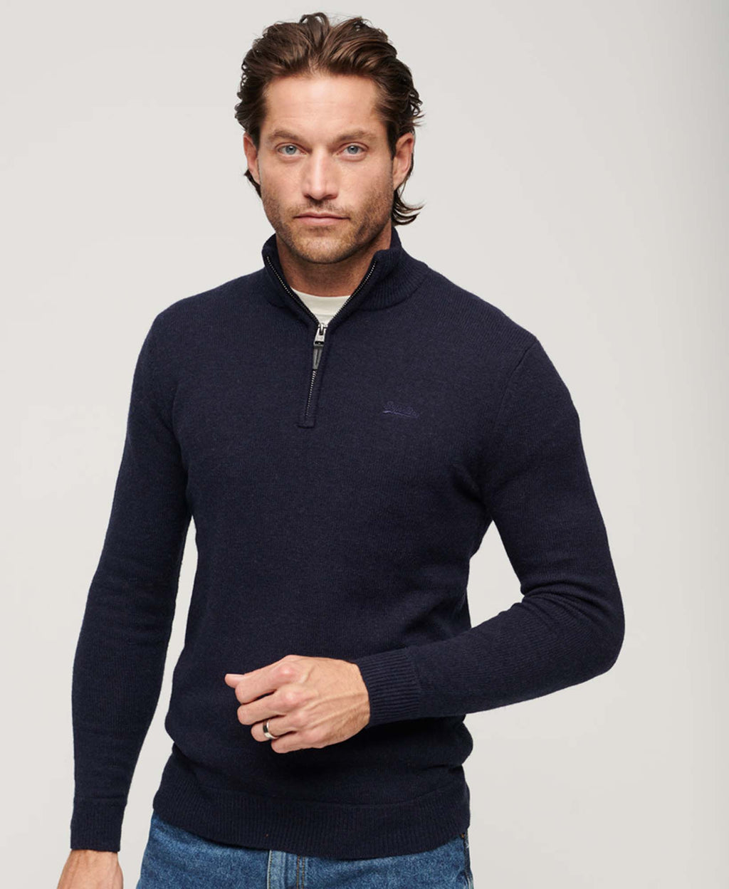 Henley sweater