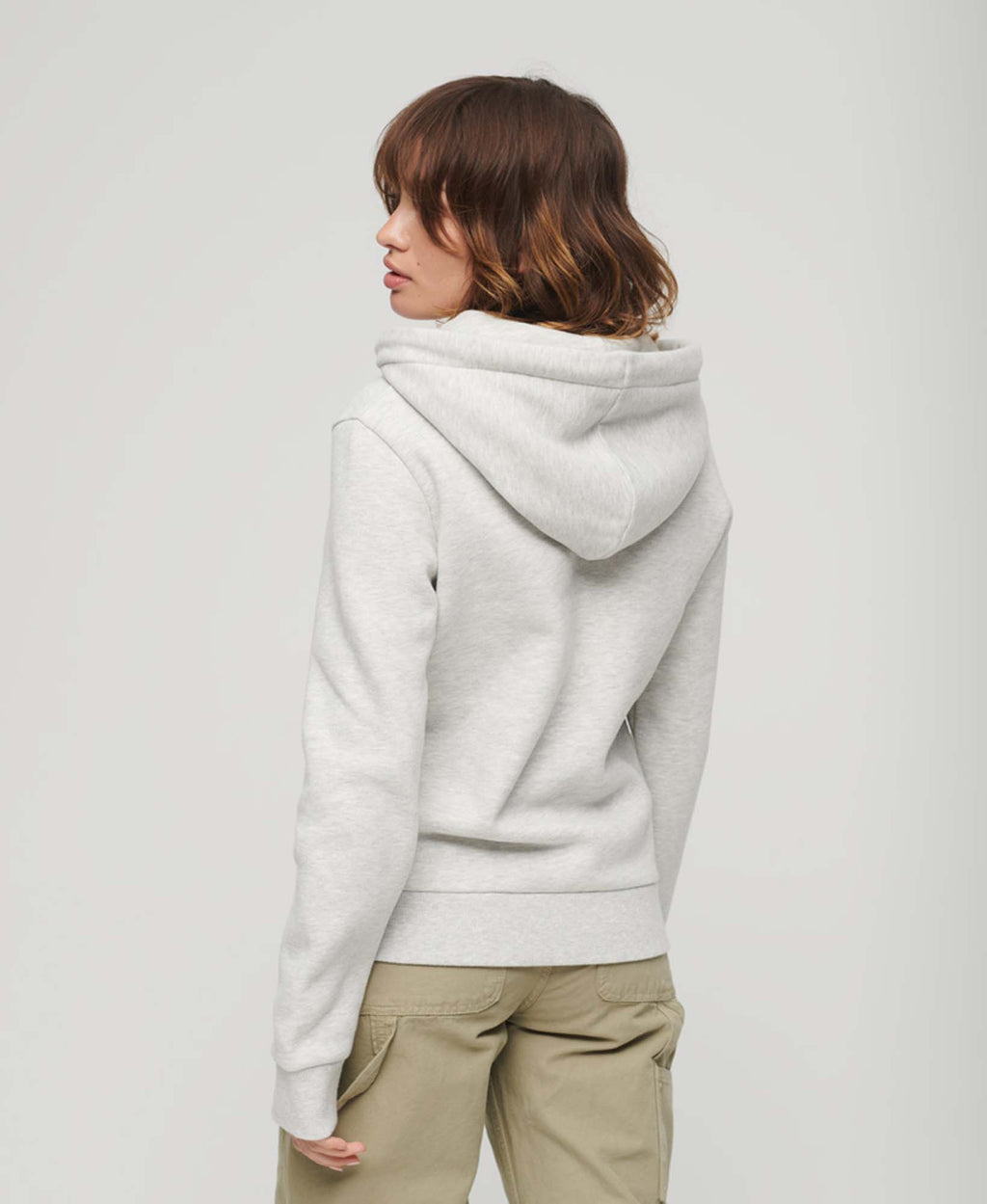 College scripted graphic hoodie