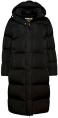 Longline hooded puffer jas