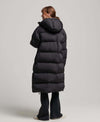 Longline hooded puffer jas