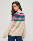 Slouchy pattern sweater