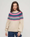 Slouchy pattern sweater