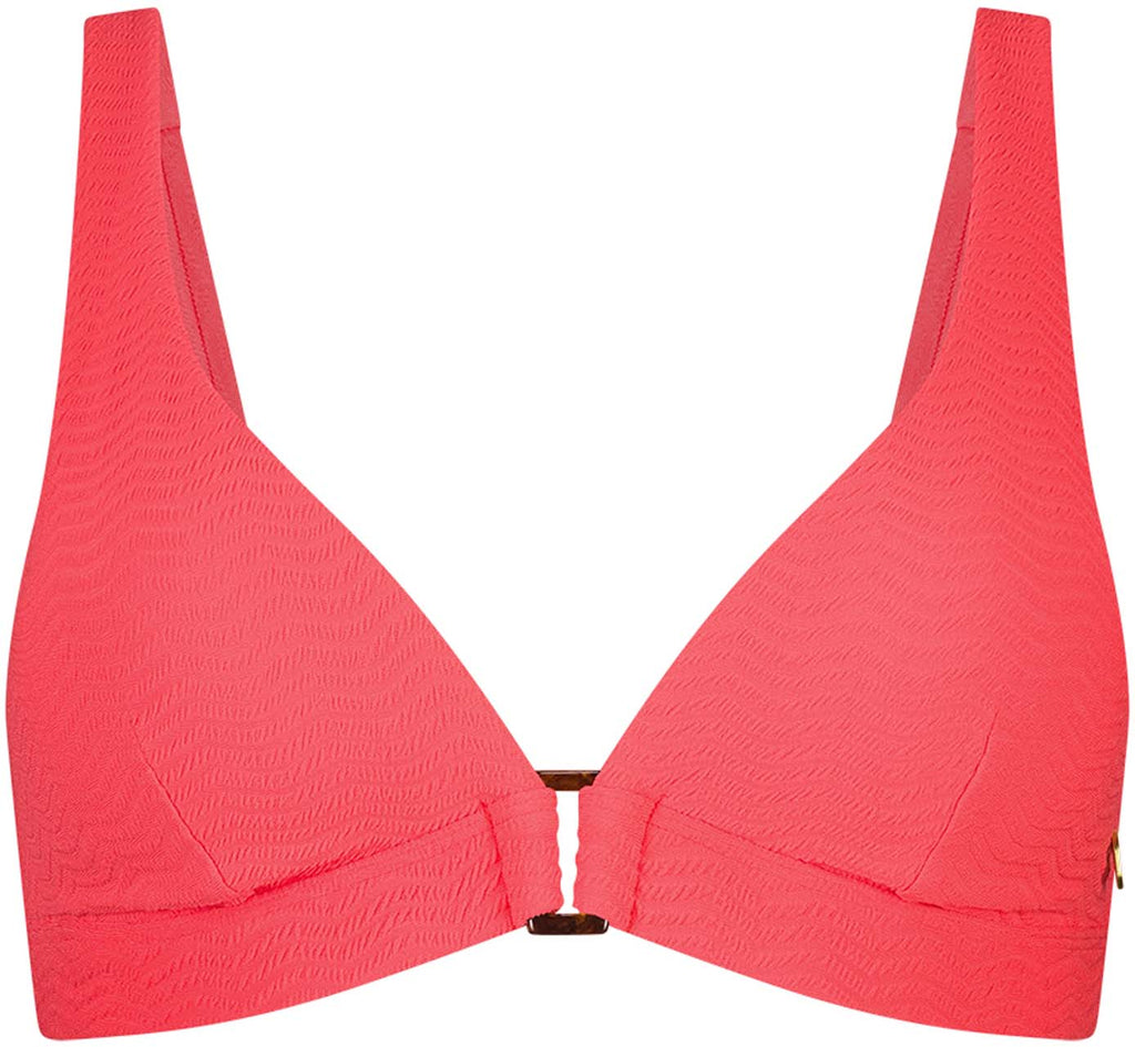 Triangle Buckle Padded bikini top