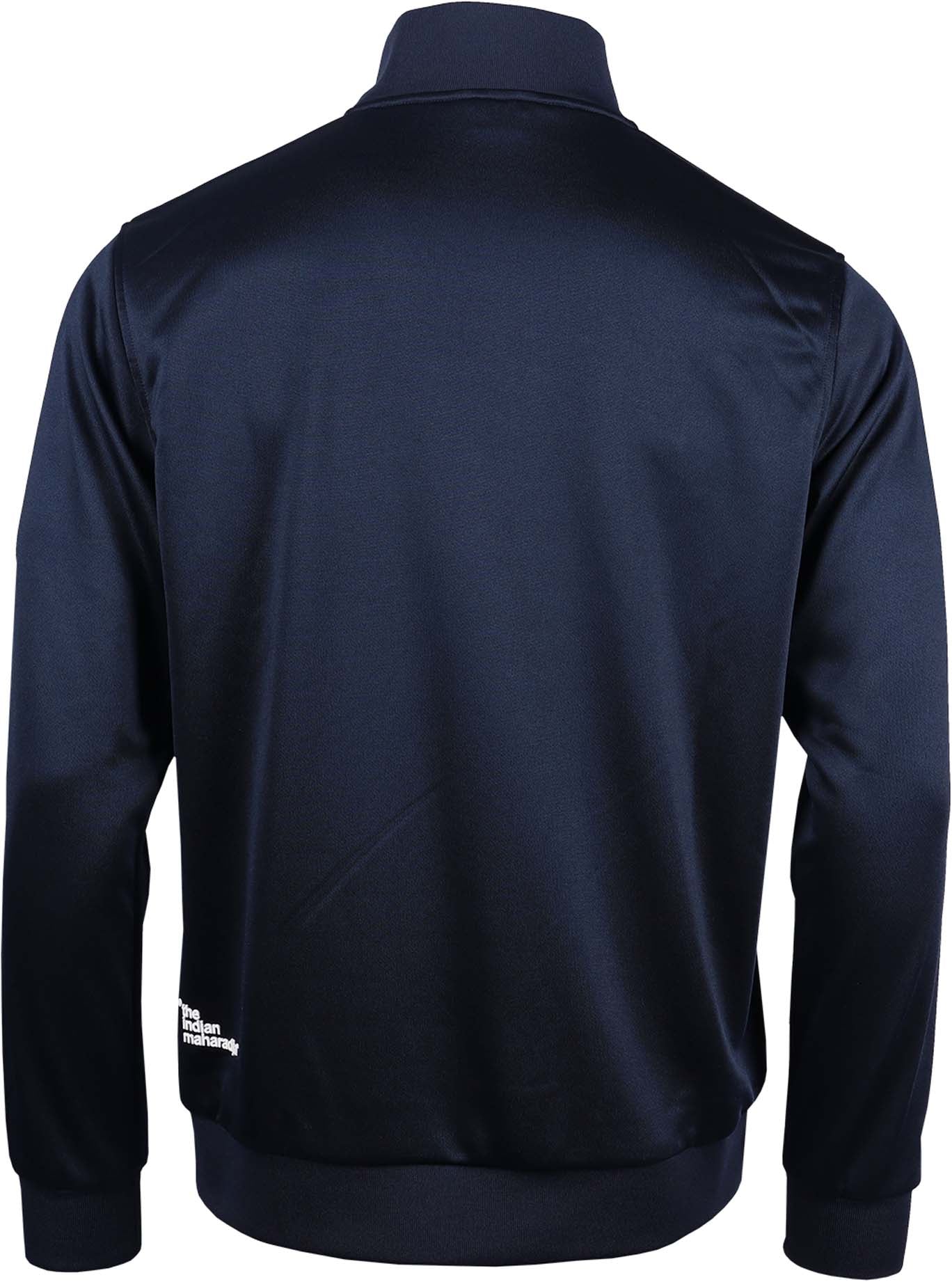 Poly terry half zip