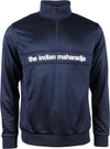 Poly terry half zip