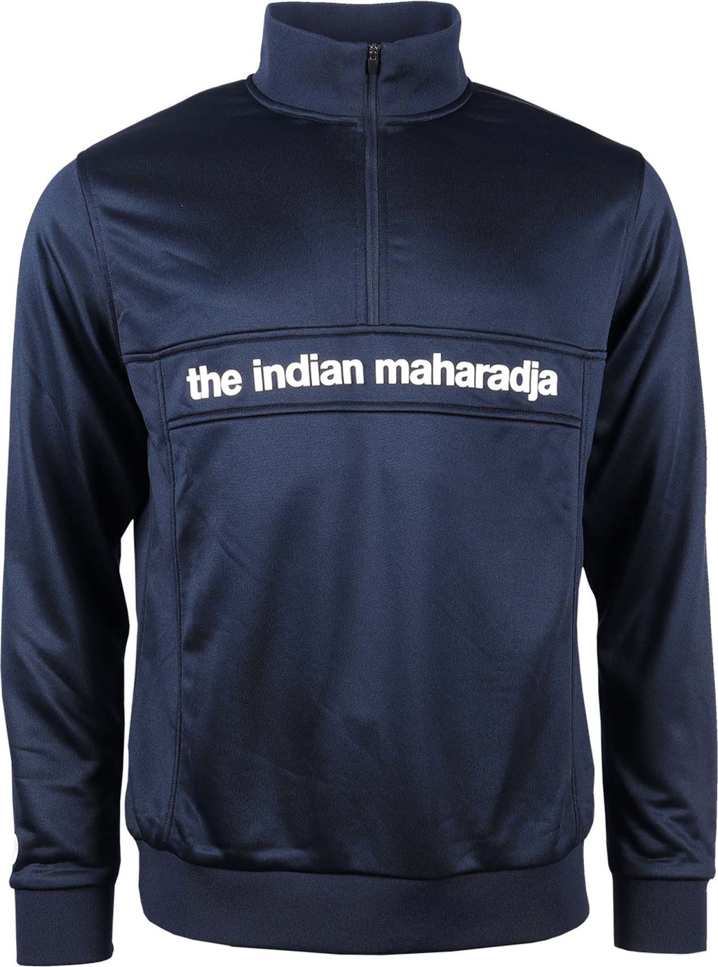 Poly terry half zip
