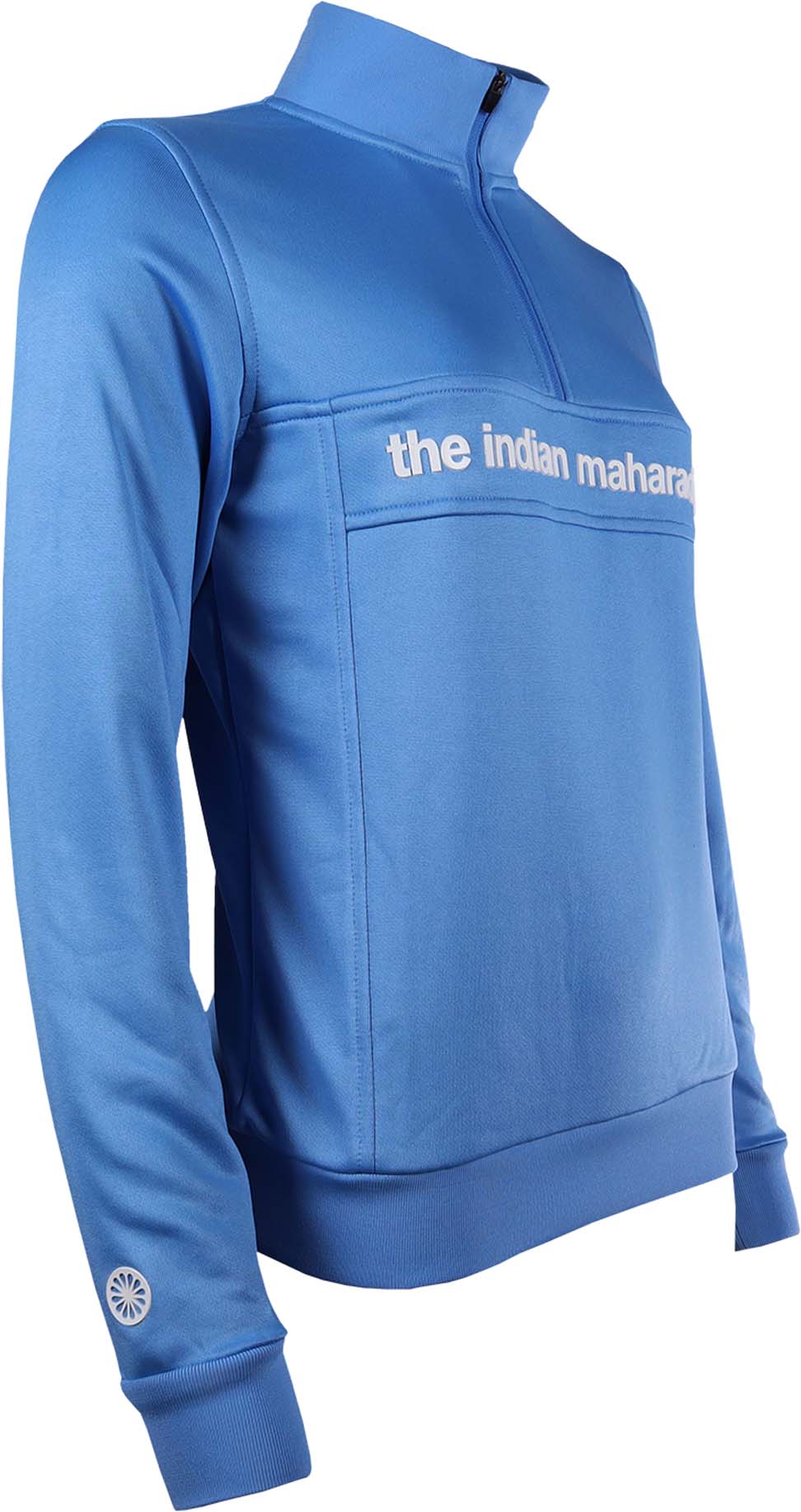 Poly terry half zip