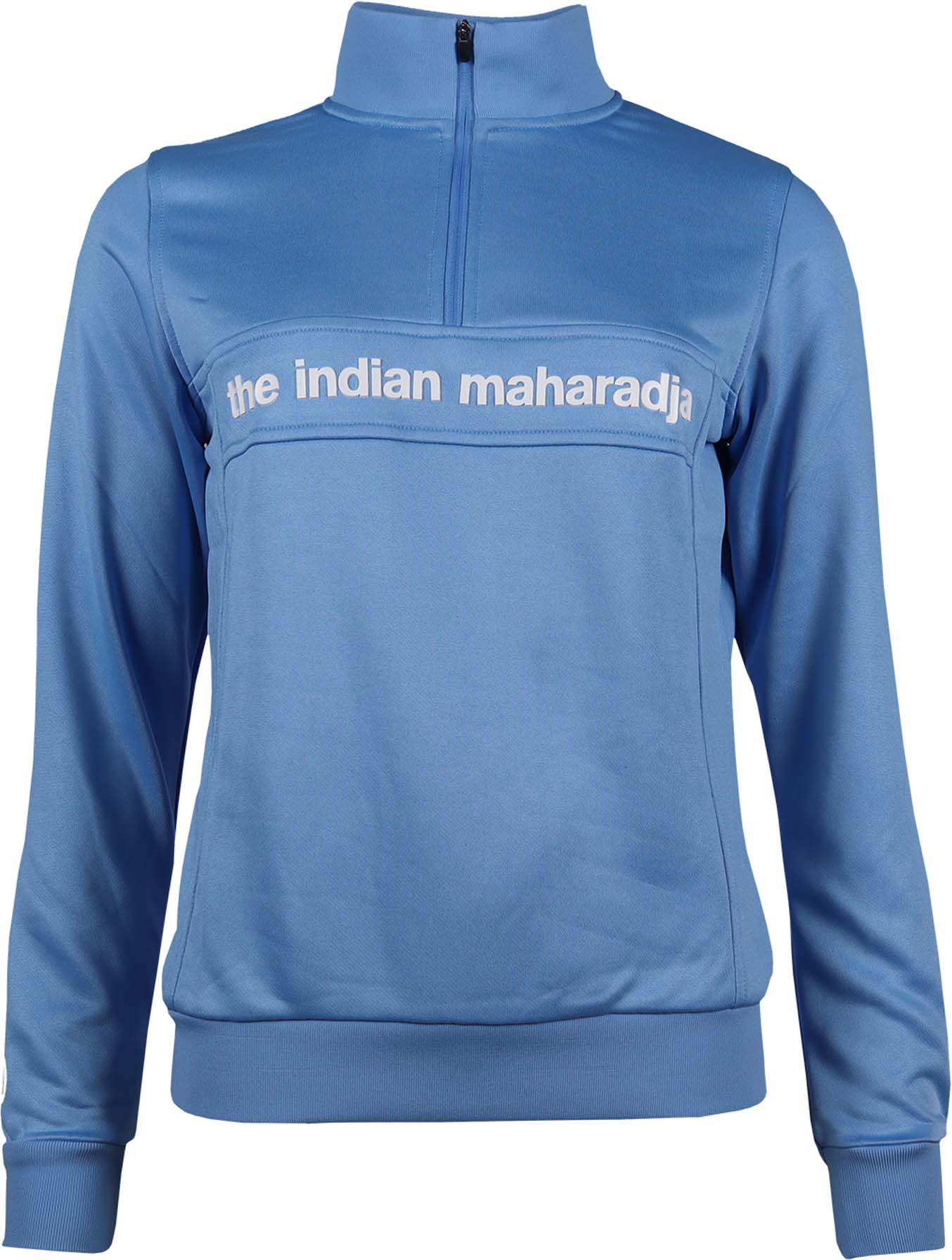 Poly terry half zip