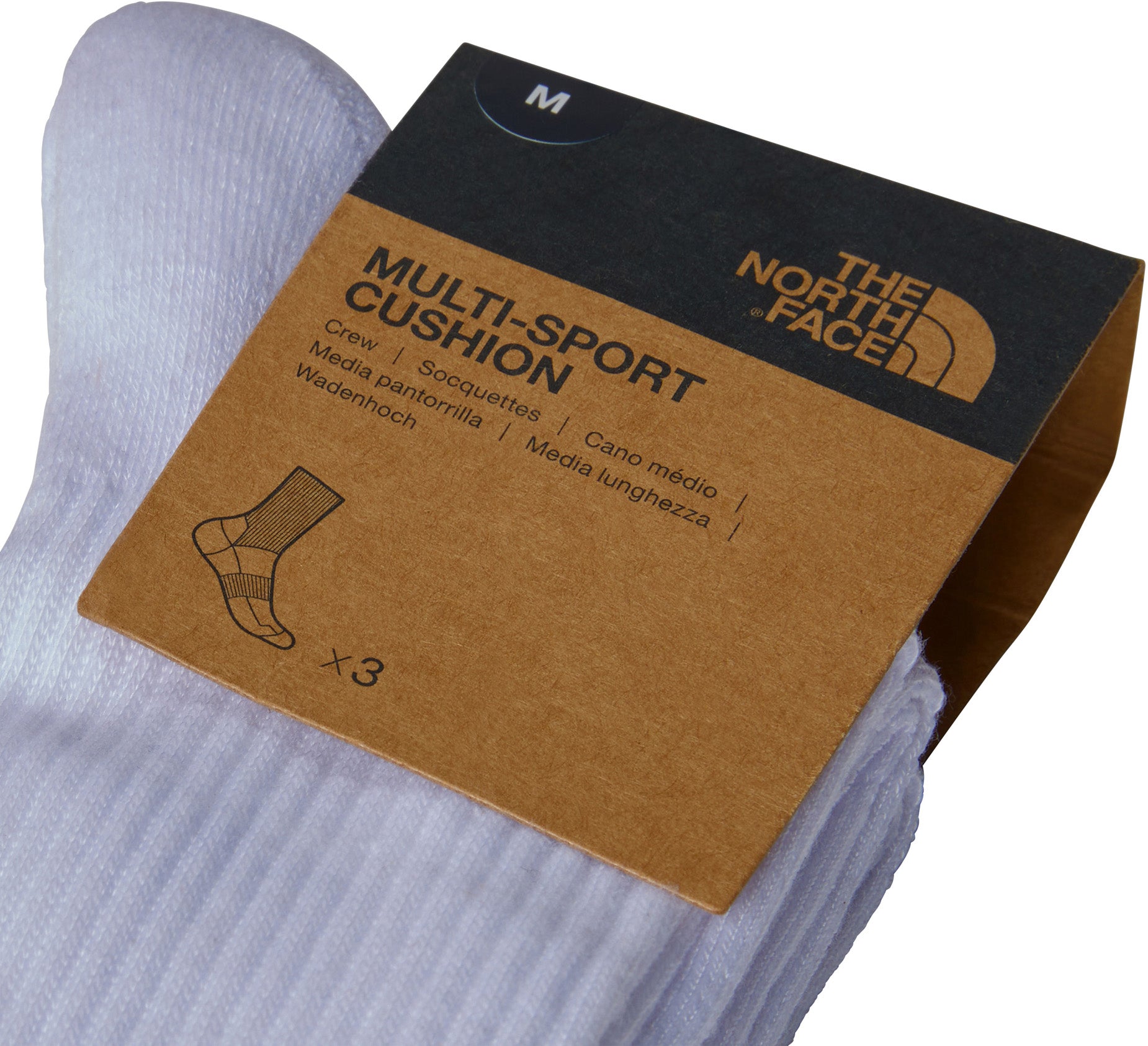 Multi Sport Cush Crew Sock 3-pack sokken