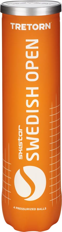 Swedish Open 4-tube tennisballen