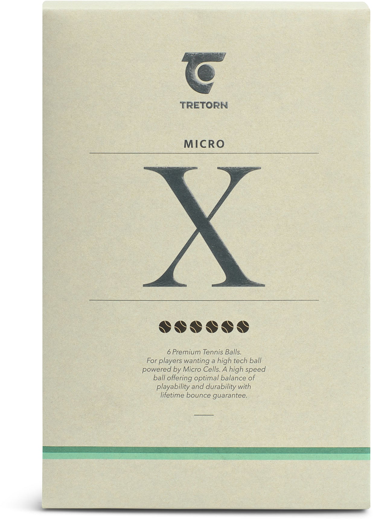 X Micro-X 4-pack tennisballen