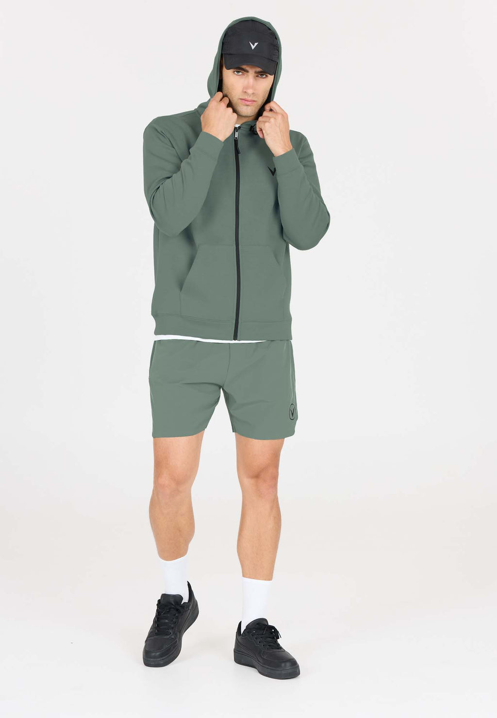 Taro Technical Full-zip hoodie