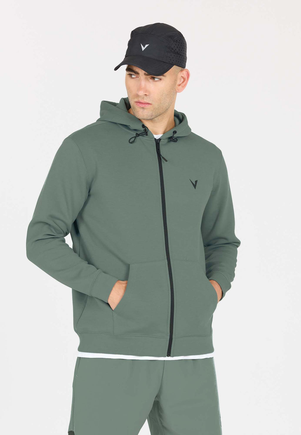 Taro Technical Full-zip hoodie